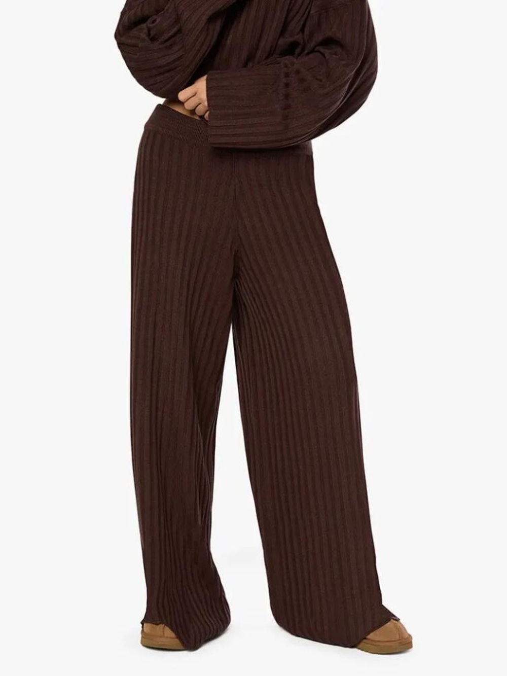 WeWoreWhat Revolve lounge pants brown medium